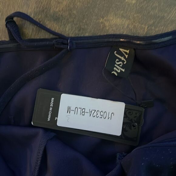 VFSHOW Ruffle One Shoulder Strap Ruched Wedding Maxi Dress V Neck Elegant Split - Picture 12 of 16